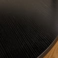 thumbnail image 6 of Auranook 30.9" Wide Modern Upholstered Round Ottoman Coffee Table with Open Storage Shelf and Metal Legs, Faux Fur，Charcoal, 6 of 9