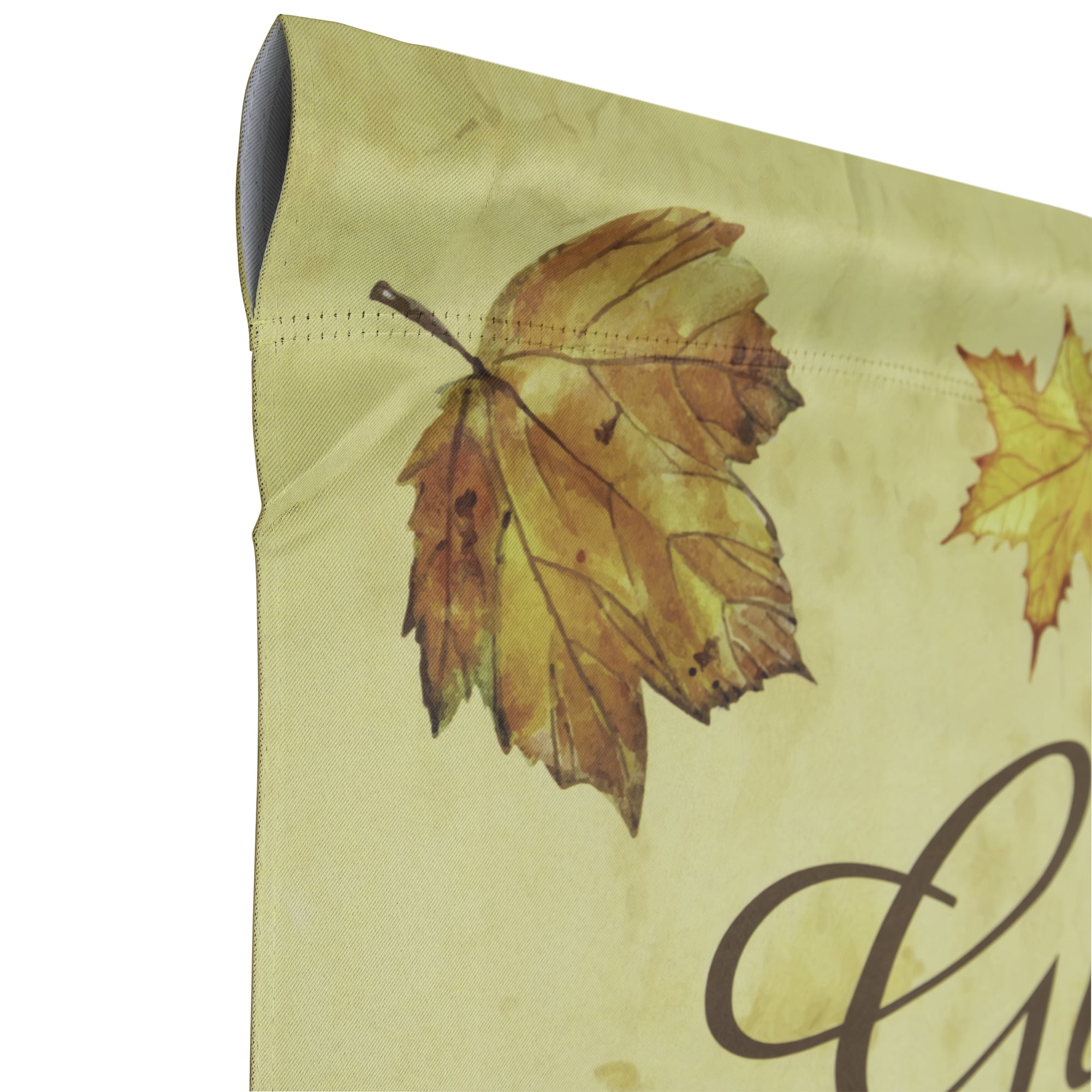 Give Thanks Autumn Harvest Outdoor House Flag 28" x 40"