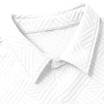 thumbnail image 5 of LEKWK 2 Piece Set for Men Loose Fit Solid Textured Beach Vacation Summer Outfits Button Down Short Sleeve Collared Tops and Elastic Waist Shorts, 5 of 5