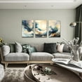thumbnail image 5 of Canvas Wall Art For Living Room Modern Wall Decor For Bedroom Office Wall Decorations Minimalism Abstract Ink Paintings Framed Canvas Prints Wall Pictures Art Bathroom Home Decor 3 Piece, 5 of 6