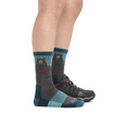 thumbnail image 4 of Darn Tough Women's Bear Town Micro Crew Blue Aqua Socks, Light Cushion, 4 of 7