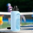 thumbnail image 6 of 64 oz Glass Water Bottle With Straw and Handle, Half Gallon Sports Motivational Water Jug Flask with Silicone Sleeve, Large Water Cup with Time Marker for Travel, Gym, Blush, 6 of 6
