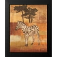 thumbnail image 2 of Hristova, Albena 15x18 Black Modern Framed Museum Art Print Titled - Animals on Safari II, 2 of 5