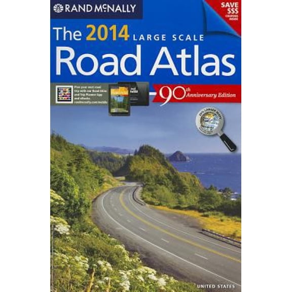 Pre-Owned Rand Mcnally Large Scale Road Atlas 2014: United States Paperback