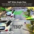 thumbnail image 5 of Restored WYZE Floodlight Camera v2, 2800-Lumen LEDs, 160° Wide View, 2K HD Outdoor Security Camera, Motion Detection, 105dB Siren, Color Night Vision, for Home Surveillance, Wired, 5 of 9