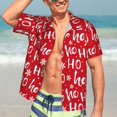 thumbnail image 5 of KLL Men's Hawaiian Shirt Short Sleeve Button Down Beach Shirts-Hohoho, 5 of 5