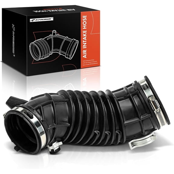 A-Premium Engine Air Cleaner Intake Hose W/Clamps Compatible with Honda CR-V CRV 2010-2011, 2.4L