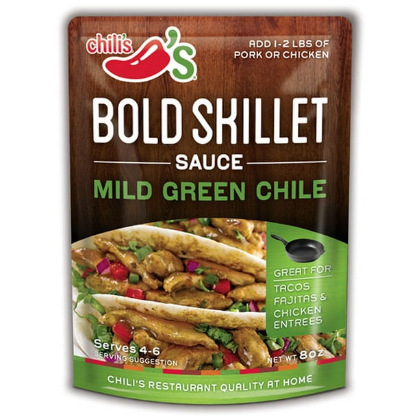 Chili's Bold Skillet Mild Green Chile Sauce, 8 oz