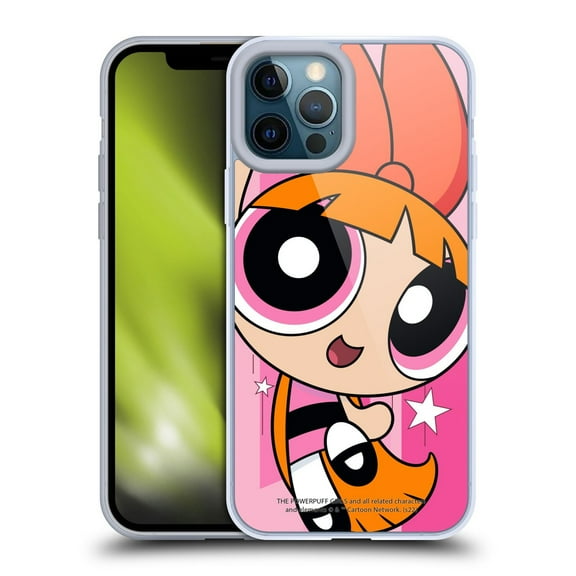 Head Case Designs The Powerpuff Girls Graphics Blossom Soft Gel Case for Apple iPhone 12 Pro Max