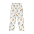 thumbnail image 5 of Goofa Funny Chicken Printed Soft Pajama Pants for Men, Wide Leg Comfy Casual Lounge Yoga Pants-Medium, 5 of 9