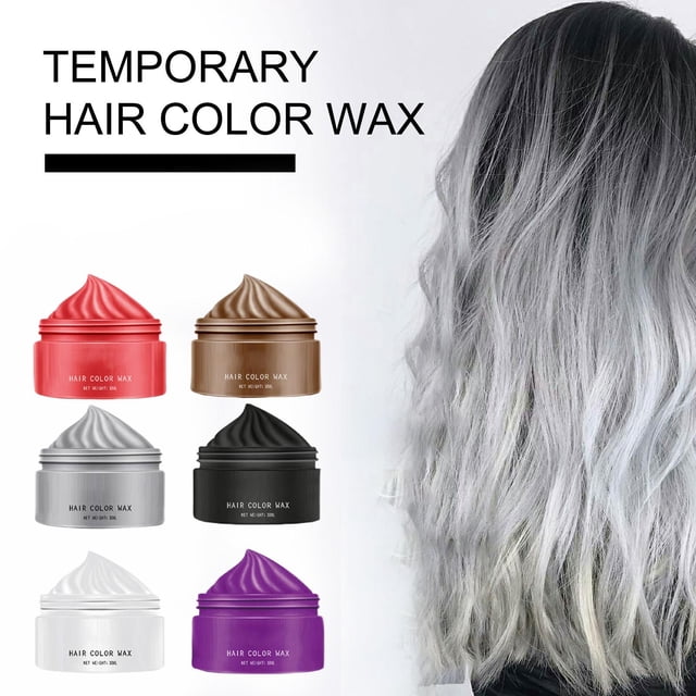 Dvkptbk Peigne Coloré Cire Capillaire Coiffure Longue Durée Couleur Naturelle Cire Capillaire Jetable