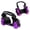 Purple, variant on Heel Wheel Skates - Jet Wheelies for Shoes with Lights