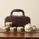 thumbnail image 2 of Ru ware Xishi teapot, one teapot and four cups gift box tea set, complete tea set, 2 of 3