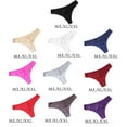 thumbnail image 4 of Culotte Taille Basse String Femme sous-Vêtements Grande Résilience String Design en Dentelle Lavable Aguichant Attrayante Élasticité Pyjama pour Dame Rouge Vin m, 4 of 9