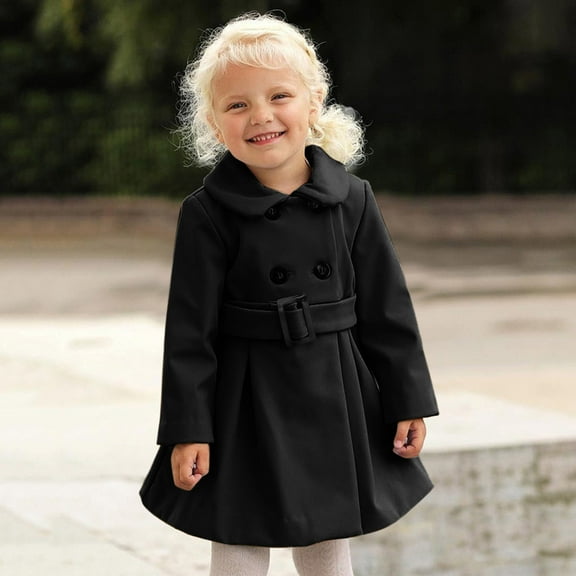 Toddler Girls Winter Windproof Coat Jacket Kids Warm Outerwear Jacket