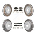 thumbnail image 1 of Transit Auto Front Rear Coated Disc Brake Rotors and Semi-Metallic Pads Kit for Car 2019 Toyota 86 Base GT with Brembo Brakes KGS-102777, 1 of 11