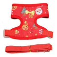 thumbnail image 3 of Christmas Pet Vest Harness Set Reflective Adjustable Dog Wearing Breathable Mesh Vest With Leash Chicken Hen Leash For Duck, 3 of 5