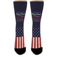 thumbnail image 4 of ThisWear Paw-Paw Grandpa Gifts Paw-Paw for President from Grandchildren 2-Pairs Novelty Crew Socks, 4 of 5