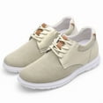 thumbnail image 3 of CMR CHAMARIPA Casual Tall Men Shoes Beige Mesh Elevator Shoes For Short Men That Make You 7CM / 2.76 Inches Taller, 3 of 9