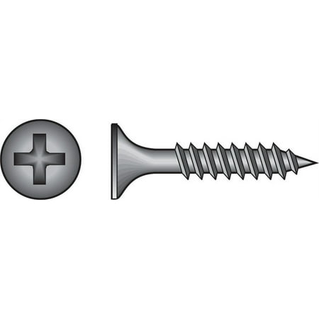 

Hillman #6 x 1 In. Phillips Fine Thread Black Phosphate Drywall Screw (100 Ct.)