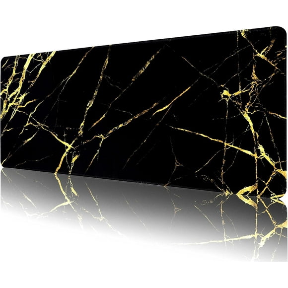 XXL Large Gaming Laptop Mouse Pad,Black Marble Game pad,Big Gold Desk Pads PC Keyboard Waterproof and Non-Slip 31.5 x 11.8inches 3mm Thick Rubber Table Mat,Nagoya Castle,Tower