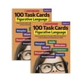 thumbnail image 2 of Scholastic Teaching Solutions 100 Task Cards: Figurative Language Activity Book Pack of 2, 2 of 2
