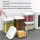 thumbnail image 5 of Contenedor Organizador De Alimentos, Tapa Con Interruptor De Empuje Apilable Que Ahorra Espacio, Recipiente Hermético Para Almacenamiento De Alimentos, Inodoro Para Harina Para, 5 of 7