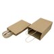 thumbnail image 3 of Paquete de 10 bolsas de regalo pequeñas de papel natural liso de 5.25x3.25x8.25 pulgadas con asas a granel, bolsas Kraft para regalos de fiesta de cumpleaños, comestibles, compras al por menor,, 3 of 5
