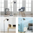 Floor Lamp Reading Light Adjustable Metal Standing Lamp for Living Room, Bedroom, Office or