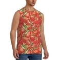 thumbnail image 2 of Uemuo Strawberry Pattern Men's Sleeveless T-Shirt,Muscle Athletic Tank Top, Moisture-wicking Quick-dry Breathable Classic Tee Top for Gym Run Outdoor Sports-XX-Large, 2 of 8