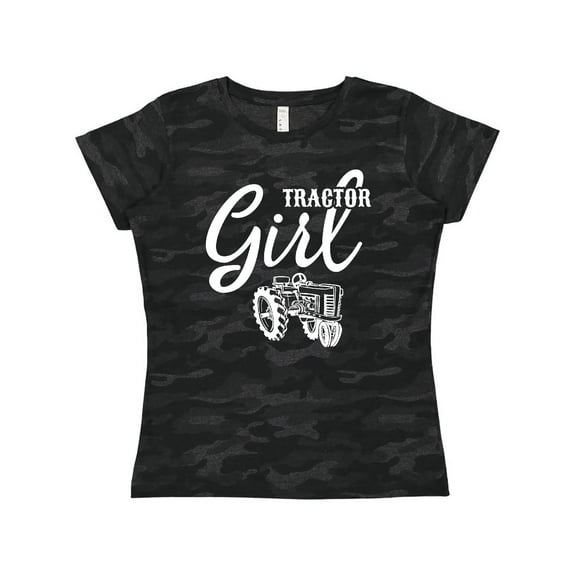 Inktastic Tractor Girl Women's T-Shirt