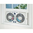 thumbnail image 2 of Holmes Dual 8" Blade Twin Window Fan with Manual Controls, 3 Speed Settings, White, 2 of 6