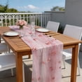 thumbnail image 6 of Embroidered Net Fabric Tablecloth, Sheer Nylon Table Cover With Bohemian Embroidered Patterns for Wedding, Birthday Party, Home or Office Decor, 6 of 6