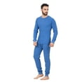 P&S Cotton Waffle Knit Thermal Underwear Set 2pc for Men Shirt Long