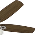 thumbnail image 2 of Ventilador de Techo Hunter 53237 Builder Plus-Brushd Nickel 52' 53237, 2 of 4