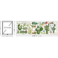 thumbnail image 2 of Pegatinas de pared de vinilo con diseño de cactus, planeta verde, mariposas, plantas en maceta, decoración DIY, 2 of 8