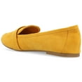 thumbnail image 4 of Journee Womens Marci Slip On Round Toe Loafer Dress Flats, Widths Available, 4 of 9