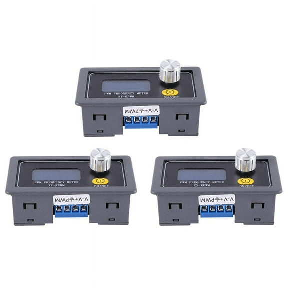 3X PWM Pulse Frequency Duty Cycle Adjustable Square Wave Signal Generator Module 1HZ-150KHZ Signal Generator LCD Display