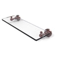 thumbnail image 2 of Waverly Place Collection Glass Vanity Shelf with Beveled Edges - Satin Nickel / 16 Inch, 2 of 2