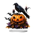 thumbnail image 2 of Fmbmuo Cute Halloween Pumpkin Figurine Acrylic Ornament Halloween Themed Desktop Decoration for Spooky Ambiance,Multicolor, 2 of 5