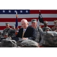 thumbnail image 2 of Vice President Dick Cheney Speaks To A Crowd Of Soldiers On Balad Air Base Iraq March 18 2008. History, 2 of 2
