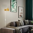 thumbnail image 6 of FSLiving Timing Wall Lamp Mid Century Modern Wall Sconce with 6 Feet On/Off Switch Plug-in Cord Macaroon Adjustable Lampshade for Bedroom Bathroom - 1 Light(Yellow), 6 of 8