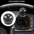 thumbnail image 2 of 6 Speed Manual Gear Shift Knob - Stick Shifter Knob - for Toyota Corolla Yaris RAV4 Faux Leather - 1 Pc, 2 of 6