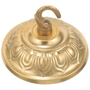 Decorative Ceiling Light Cover Plate Metal Pendant Light Plate Chandelier Canopy with Hook