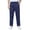 Navy, variant on Boys School Uniform Pants Pull-On Loose Fit Lightweight Workwear Flat Front Elastic Waisted Straight Trousers with Pockets Black 14-15 Years