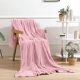 thumbnail image 1 of Cobija para Sofá, Mantas Ultra Suaves para Viajar, Acampar, Sofá Cama, Cobija Ligera y Acogedora para Todas las Estaciones, Decoración y Cobija para Regalar para Mujer y Hombres, 50x60in, Rosa, 1 of 7