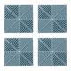 thumbnail image 1 of Salvamanteles plegables de las esteras del silicón para los agarraderas de olla de la resistencia al calor de los platos calientes 446°F cambiables, 1 of 5