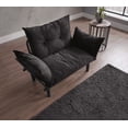 thumbnail image 7 of Loveseat - Linen/Modern/Small Space - Living Room - Black, 7 of 7