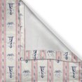 thumbnail image 6 of Ambesonne Nautical Blue Valance & Curtain, Lighthouse and Shapes, 55"x24", Night Blue and Vermilion, 6 of 7