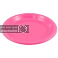 thumbnail image 3 of JAM Paper Round Plastic Party Plates, Fuchsia Pink, 20 per Pack, Large, 10.25", 3 of 4